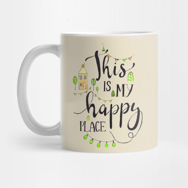 Happy place lime by biazartstudio_digitales